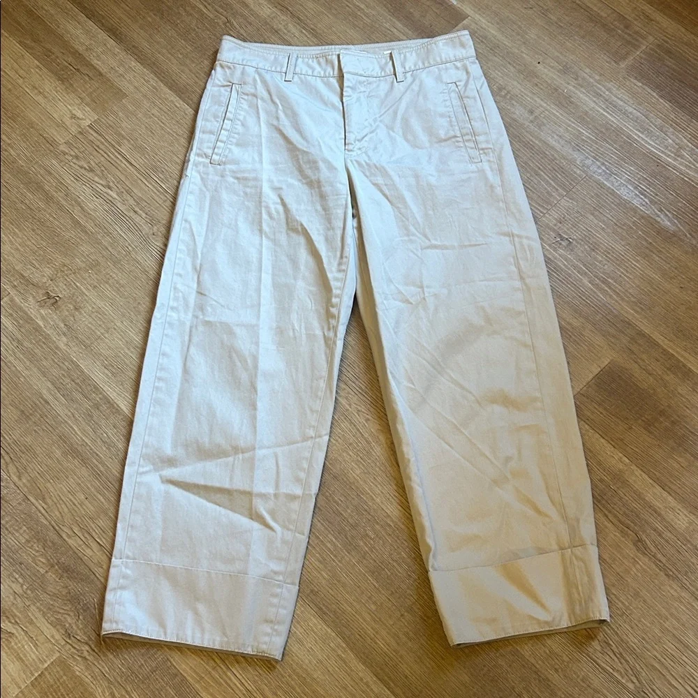 Vince cuffed khaki pants